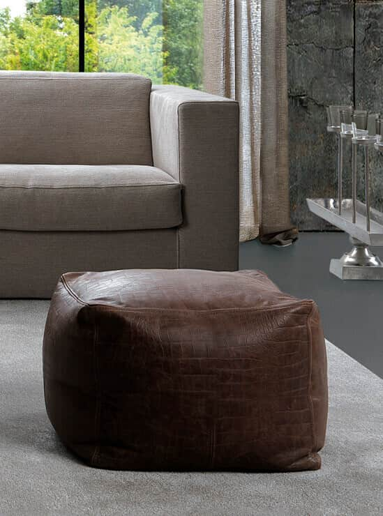 Ponti Divani - Sofia - Pouf Letto Singolo con Materasso in Poliuretano  Espanso di Ottima qualità - Rete Robusta Italiana - Tessuto : :  Casa e cucina